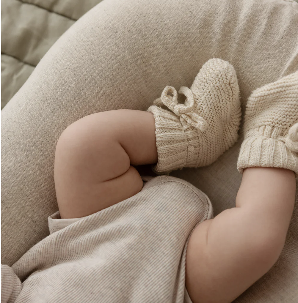 Baby Lounger Nest + Natural Linen Cover